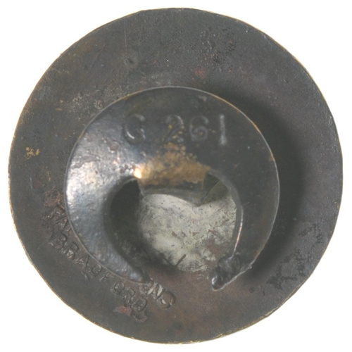 331 - A First World War Railway Service badge, NORTH LONDON RAILWAY, by J A Wylie & Co, enamelled brass, d... 