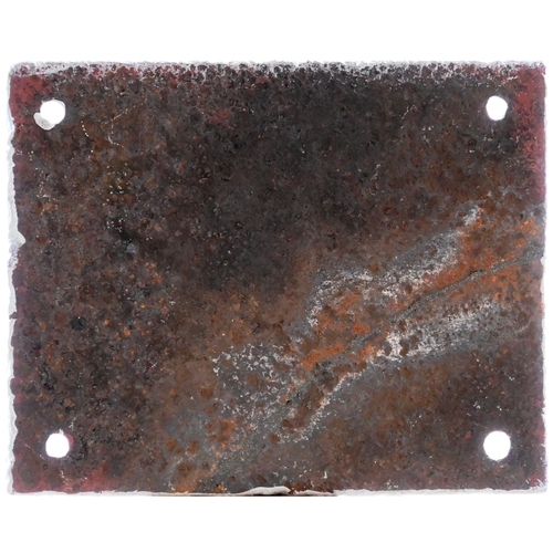 35 - A wagonplate, P. BEALES & Co, OWNERS, CAMBRIDGE. Cast iron, 8