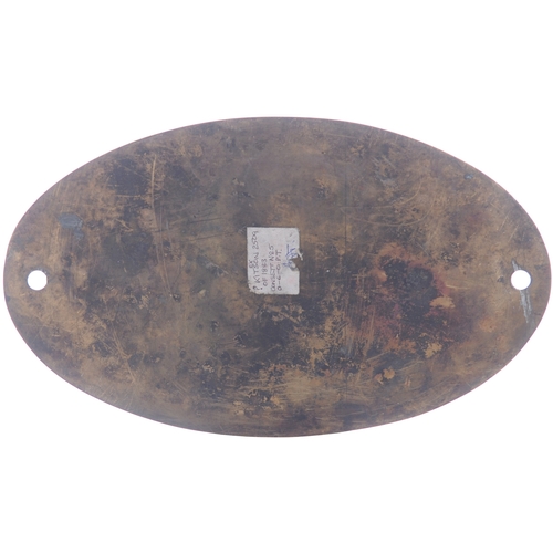 39 - A worksplate, REBUILT BY HUDSWELL CLARKE & Co LTD, RAILWAY FOUNDRY, LEEDS, 1900, from a standard gau... 