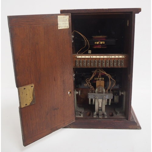 690 - LNWR (Lancs & Yorks pattern) absolute block instrument, needles ...