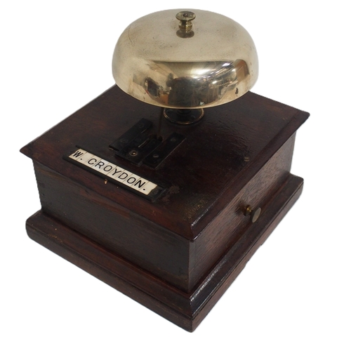 LBSCR/Southern Rly tapperless signal box bell plated 