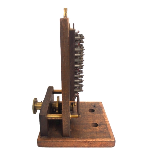 740 - LNER signal box block switch in very good condition, stands 16¾