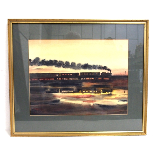 759 - Original framed & glazed watercolour by Ron Ransom