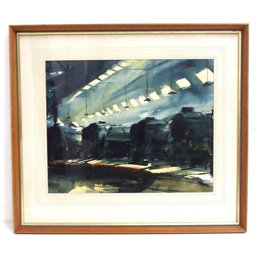 942 - Original framed & glazed watercolour by Ron Ransom,