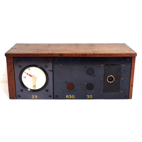 946 - British Railways LMR signal box wood cased consul with home ...