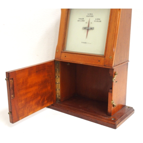1431 - LNWR Tyer's pattern Signal Box indicator brass plated