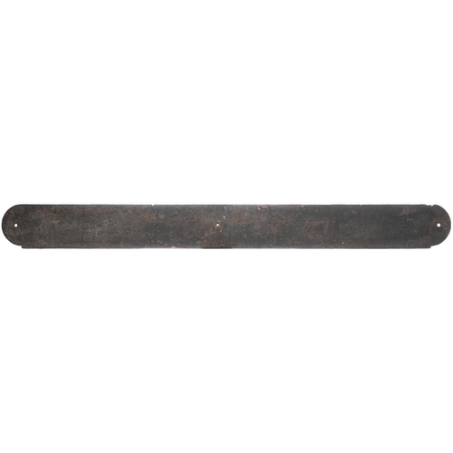 51 - An LNER seat back plate, BROOKMAN'S PARK, from the southern end of the East Coast Main Line, south o... 