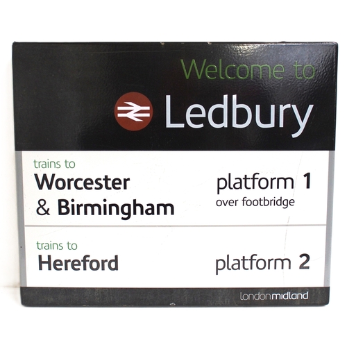 1002 - London Midland enamel notice 