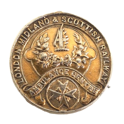 1011 - LMS Silver gilt Long Service Medal 