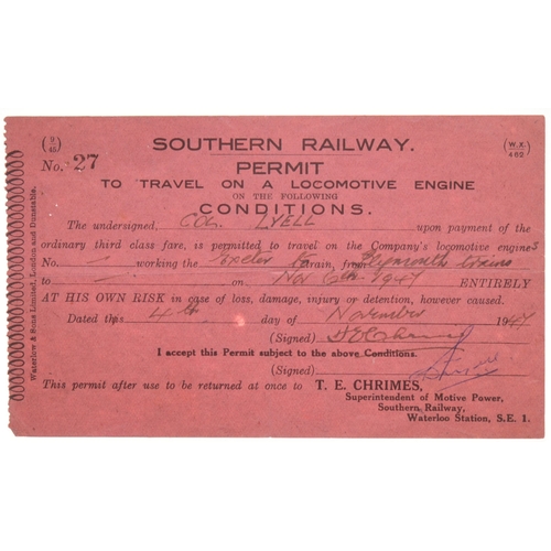 1031 - SR ephemera, pocket map, cab pass, Canadian Pacific naming brochure, etc. (7) (Dispatch by P&P Agent... 