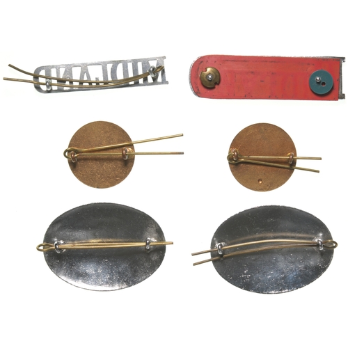 1032 - Badges, Midland Red, Driver, Conductor, etc. also similar, Stratford-Upon-Avon Blue Motors. (6) (CHO... 
