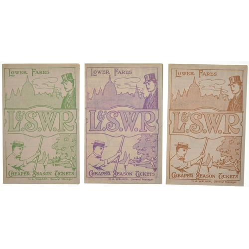 1053 - LSWR brochures, Sidmouth, Golf Links, Lower Fares, New Link, etc. (11) (Dispatch by P&P Agent/Collec... 