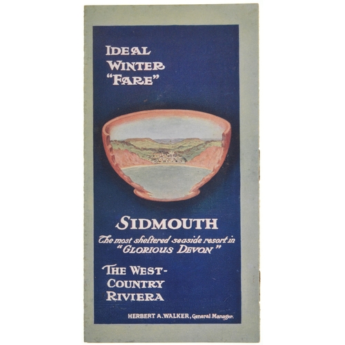 1053 - LSWR brochures, Sidmouth, Golf Links, Lower Fares, New Link, etc. (11) (Dispatch by P&P Agent/Collec... 