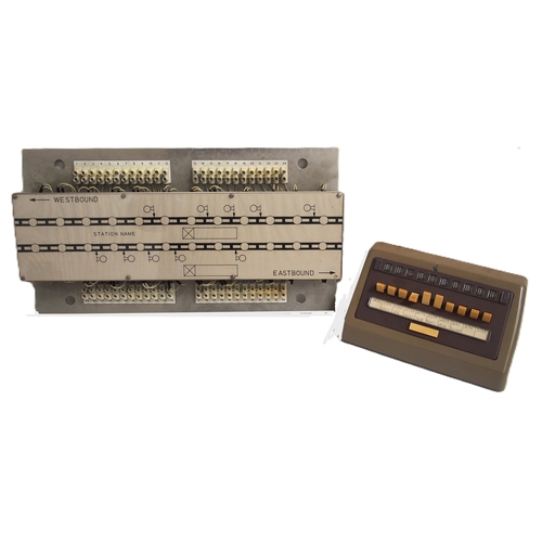 Small instructional illuminated signalling panel, fully wired measuring ...