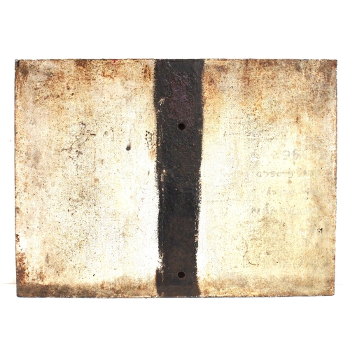 510 - LNWR C/I Trespass notice (TPLN302) 25 7/8