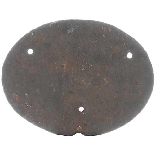 518 - GER C/I Wagonplate GER MAKERS 1898 STRATFORD WORKS 9