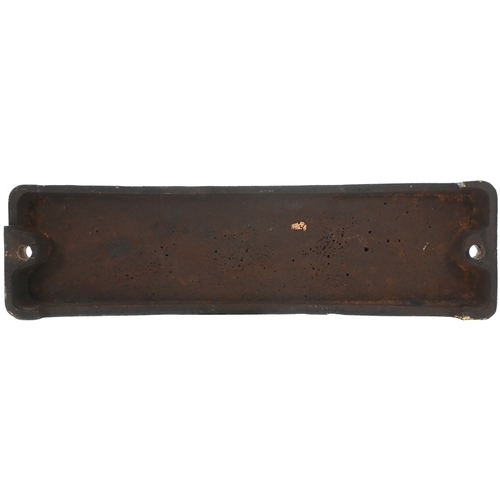 23 - A smokebox numberplate, 68352, from a NBR Reid 0-6-0T No 79, built at Cowlairs Works in 1919, Became... 