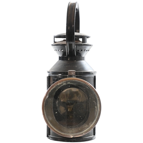 32 - A Norfolk and Suffolk Joint Committee handlamp, with a brass plate, N&SC, KNAPTON, 6, from Paston an... 