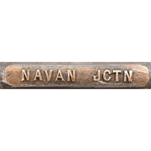 46 - A Webb and Thompson large train staff, WILKINSTOWN-NAVAN JCTN, from the Midland Great Western Dublin... 