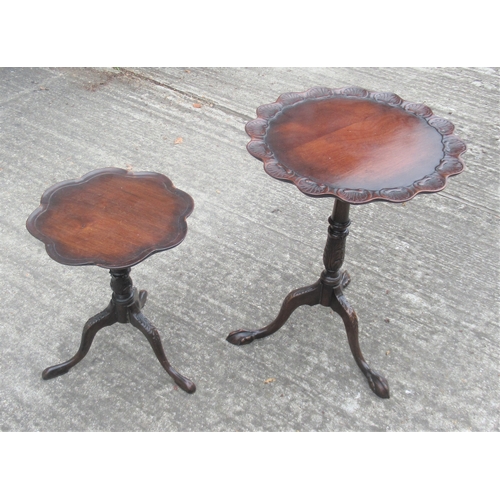 113 - Two Mahogany occasional tables.
MUST BE COLLECTED. WE WILL NOT SHIP THIS ITEM.