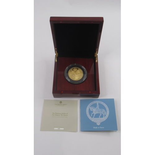 95 - 2022 Royal Mint 'Platinum Jubilee' 5oz 24ct Gold Proof Coin