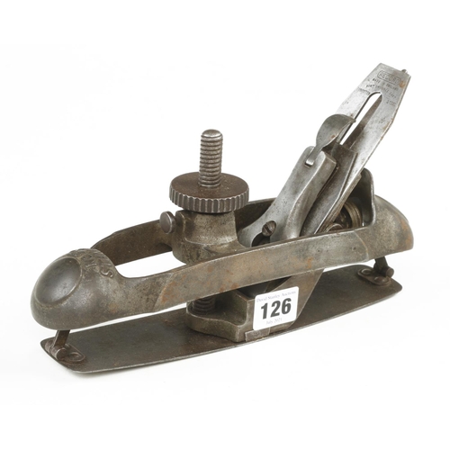 126 - A STANLEY No 20 circular plane with Record iron G+