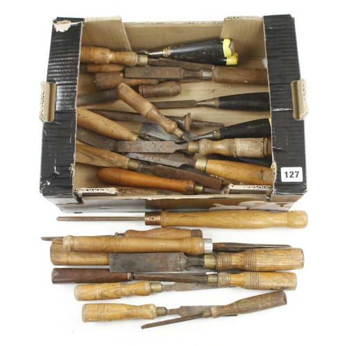 127 - 28 chisels and gouges G