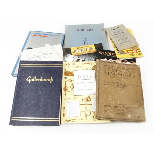 159 - A MELHUISH No 25 tool cat. with prices and 8 other books and catalogues G