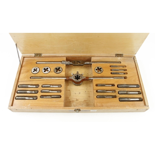 174 - Two large sets of engineers tap and die sets BSF and Whitworth G+