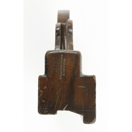 213 - A twin iron handled stick and rebate plane by WILCOCK G