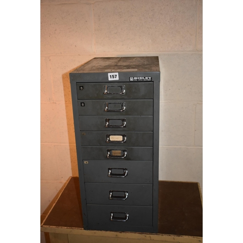 157 - A BISLEY 8 drawer storage cabinet                              


Subject to VAT