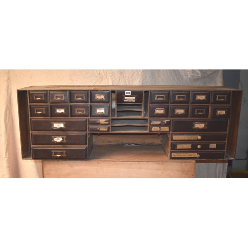 308 - A vintage multi drawer office unit                                  


Subject to VAT