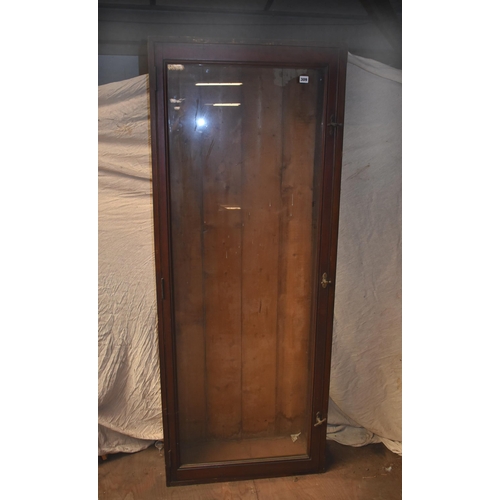 309 - A vintage glass display cabinet 28