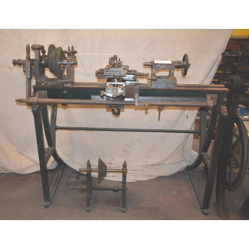 324 - A vintage ornamental turning lathe for restoration                                                  ... 