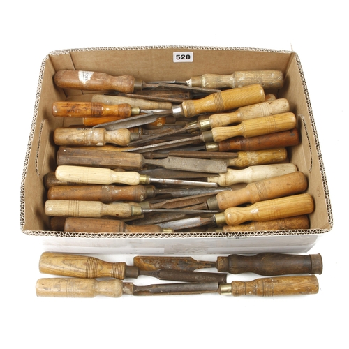 520 - 40 chisels and gouges G