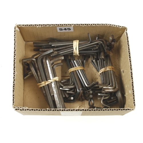 545 - Quantity of Allen keys G