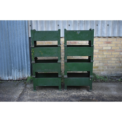 66 - Eight green stillage bins 24