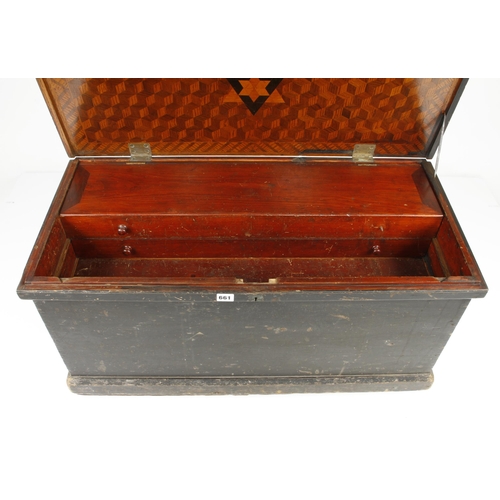 661 - A pine tool chest 35