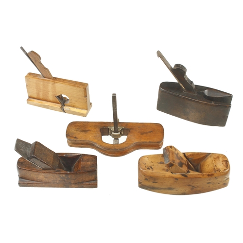 863 - Two routers, a boxwood compass plane and two others G+