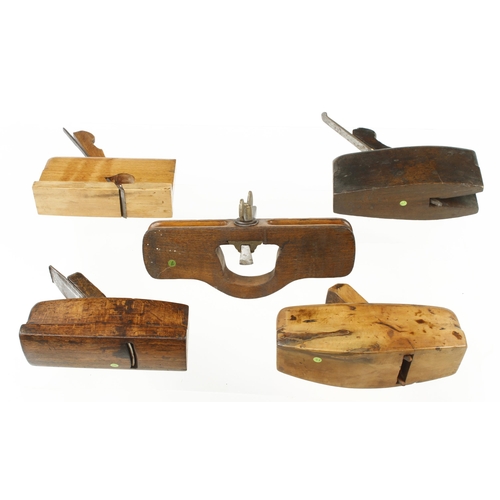 863 - Two routers, a boxwood compass plane and two others G+