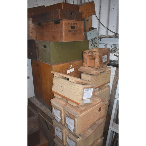 96 - Quantity of empty wooden boxes                                      

Subject to VAT