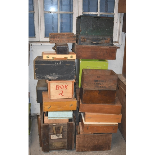 97 - Quantity of empty wooden boxes                                    

Subject to VAT