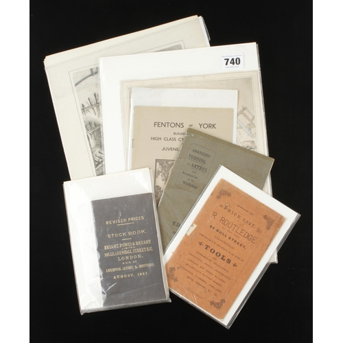 740 - Various early business cards and ephemera G+