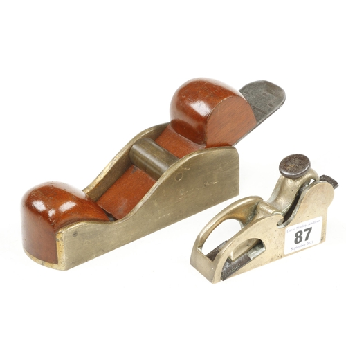 87 - A brass block plane 6