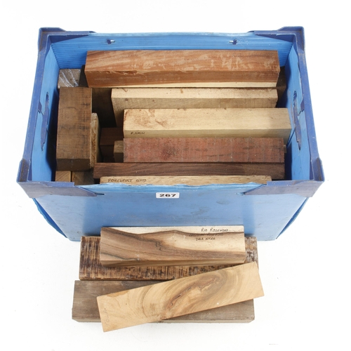 267 - Quantity of hardwood offcuts G