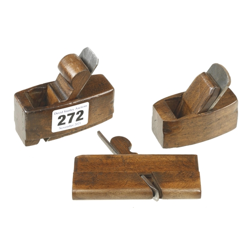 272 - Three miniature beech planes 2 1/2