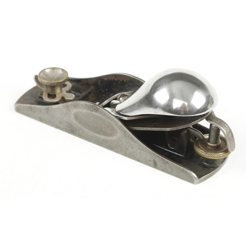 701 - A STANLEY No 18 knuckle joint block plane G+