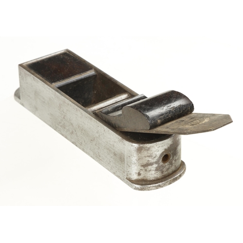 862 - A rare small d/t steel mitre plane by MOSELEY & SONS London 8