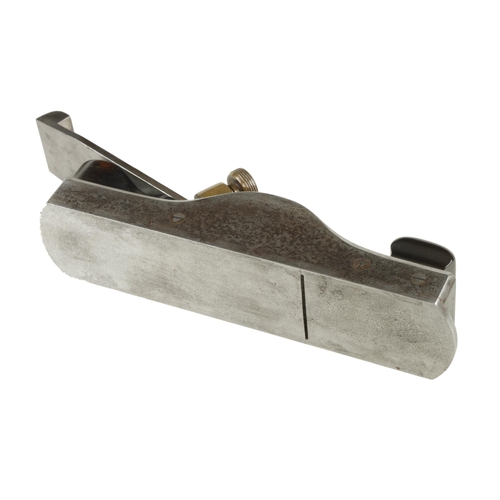 931 - A fine quality, unusually narrow, d/t steel Improved pattern mitre plane 9 3/4