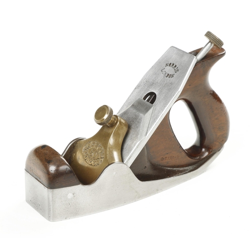 936 - An Annealed iron NORRIS A50 smoother with walnut infill 70% orig early 2 1/4